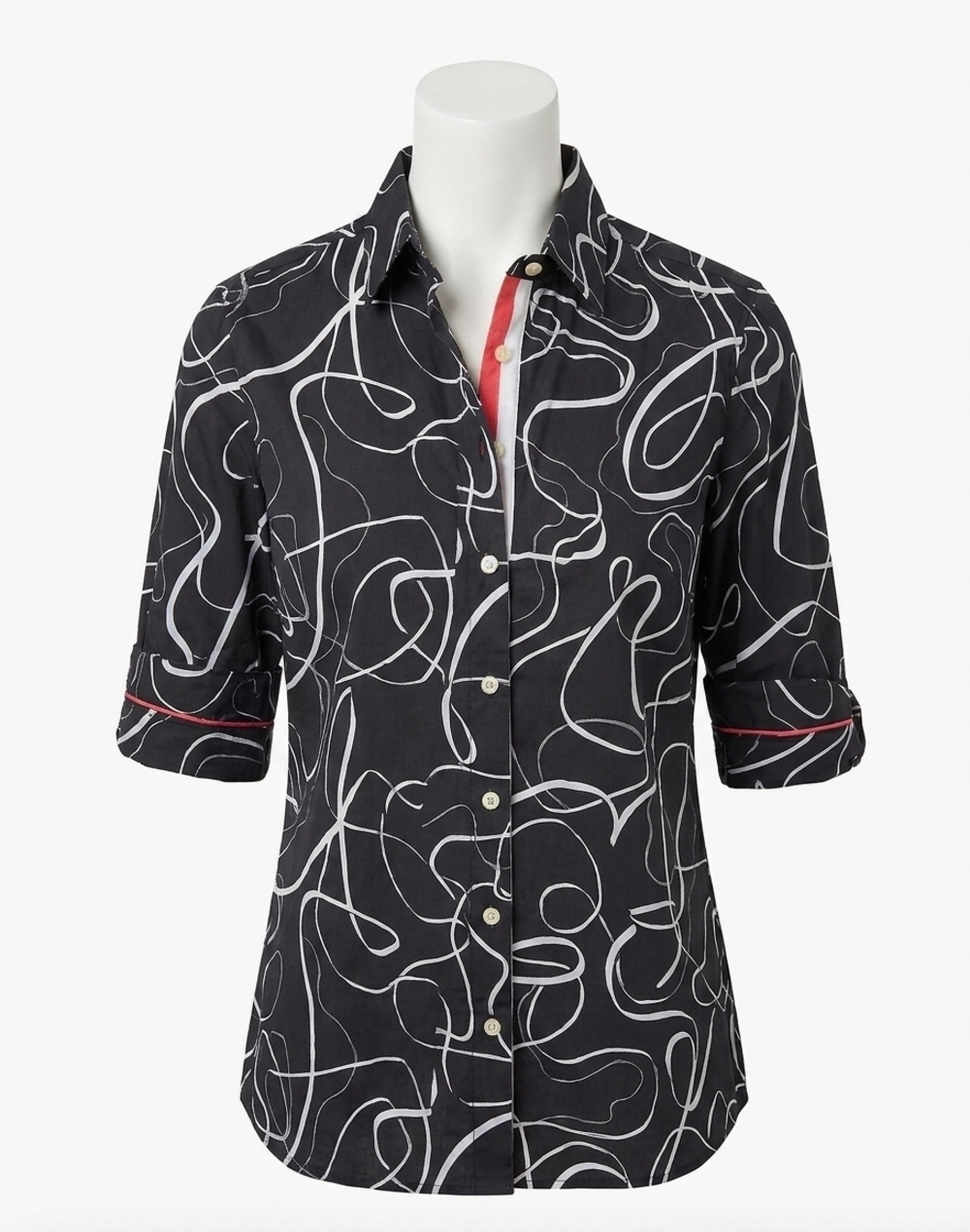 NEW HINSON WU reese top in black/white